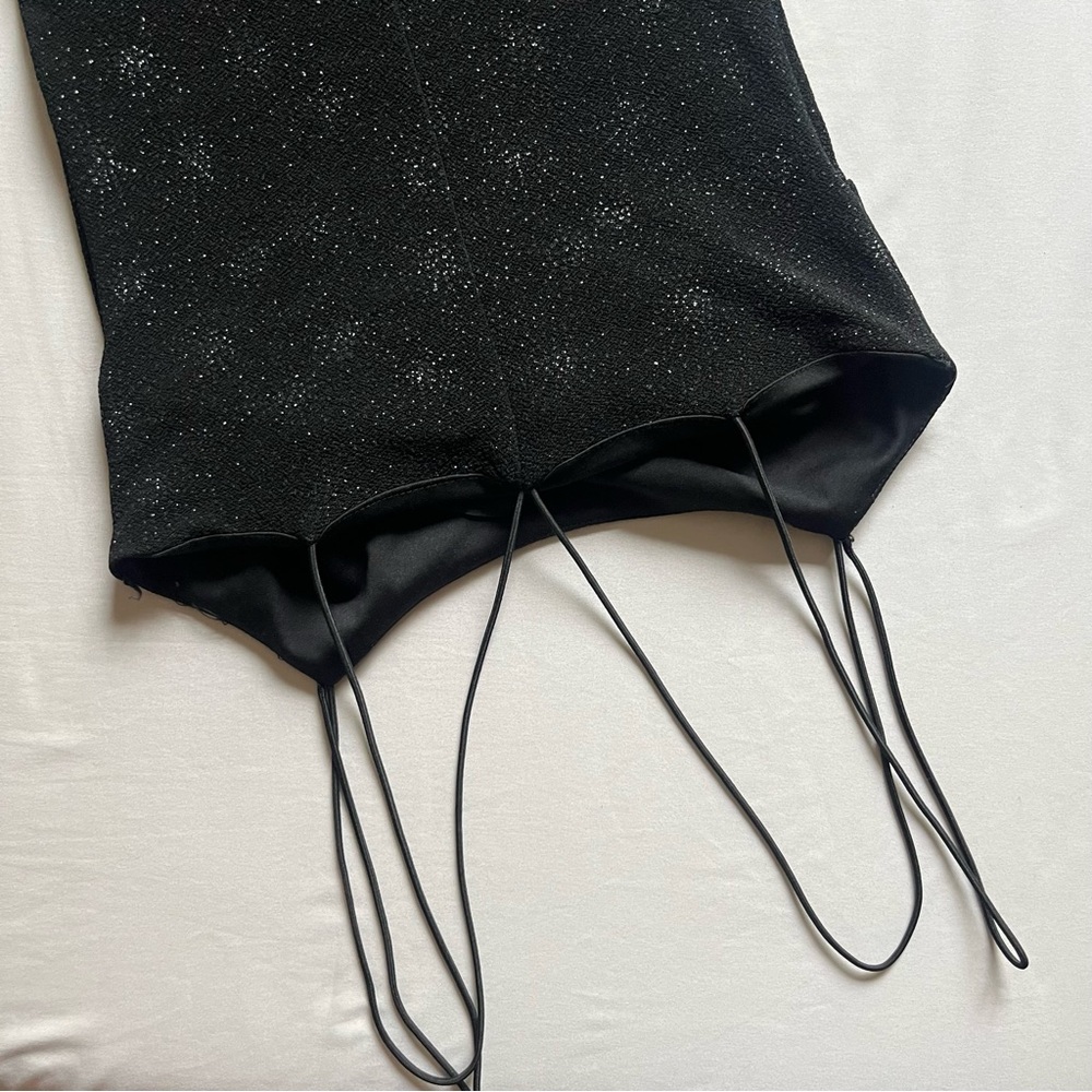 Reformation Black Sleeveless Spaghetti Strap Mini Dress - Picture 4 of 6